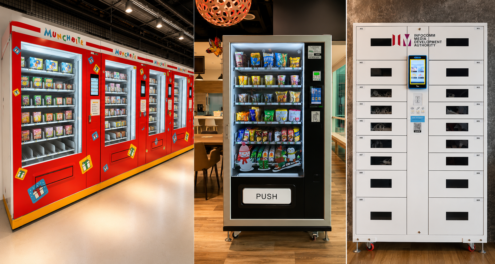 Le Tach vending machines and smart retail equipment